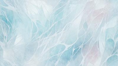 The primary subject of the image is a white and blue patterned wallpaper. The setting is a room with a blue and white wallpaper, which creates a visually appealing and calming atmosphere. The visual style of the image is a combination of digital art and illustration, giving it a unique and artistic appearance. The dominant colors in the image are white and blue, which contribute to the overall mood of the scene.