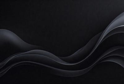 The primary subject of the image is a black and white drawing of a wave. The setting is a dark background, which contrasts with the wave drawing. The visual style is a combination of digital art and illustration, creating a unique and artistic representation of the wave. The colors and mood of the image are predominantly dark, with the wave drawing being the main focus and the background serving as a contrasting element.