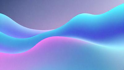 The primary subject of the image is a blue and pink wave, which is the main focus of the scene. The wave is depicted in a digital art style, giving it a unique and vibrant appearance. The setting is a blue and white background, which complements the colors of the wave. The overall atmosphere of the image is lively and energetic, with the vivid colors and dynamic wave design.