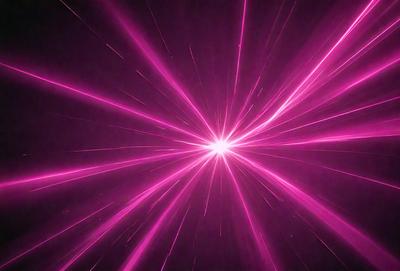 The primary subject of the image is a bright pink light, which appears to be a neon light or a light source. The light is surrounded by a dark background, creating a striking contrast. The visual style of the image is a close-up of the light source, emphasizing its vibrant color and unique appearance. The colors and mood of the image are predominantly pink, giving it a warm and inviting atmosphere.