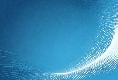 The primary subject of the image is a blue background with a white, swirling design. The setting appears to be a digital art or illustration, as the design is not a photo or a real-life object. The visual style gives the impression of a futuristic or abstract design. The colors and mood of the image are predominantly blue and white, creating a sense of calmness and tranquility.