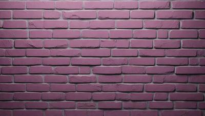 The primary subject of the image is a brick wall. The setting is a brick wall with a pinkish hue, possibly made of pink bricks. The visual style is a close-up of the brick wall, showcasing its texture and details. The colors and mood of the image are predominantly pink, giving it a warm and inviting atmosphere.