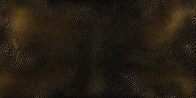 The primary subject of the image is a pattern of yellow and black dots, which creates a visually striking and intricate design. The setting is a black background, which contrasts with the yellow dots, making them stand out even more. The visual style of the image is a combination of digital art and illustration, as it appears to be a carefully crafted design rather than a photo or a clipart. The colors and mood of the image are predominantly yellow and black, giving it a bold and vibrant appearance