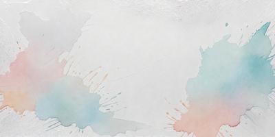 The primary subject of the image is a white canvas with a blue and pink splash of paint on it. The setting is a white background, and the visual style appears to be a painting or drawing. The colors and mood of the image are predominantly blue and pink, creating a vibrant and lively atmosphere.