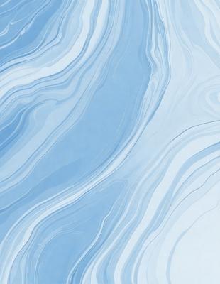 The primary subject of the image is a blue and white marbled wall. The setting is a bathroom, as indicated by the presence of a sink. The visual style is a photo, capturing the intricate patterns and textures of the marbled wall. The dominant colors are blue and white, creating a calming and serene atmosphere.