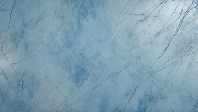 The primary subject of the image is a blue and white marble wall. The setting is a room with a blue and white marble wall as the main focus. The visual style is a photo of the marble wall. The dominant colors are blue and white, creating a calm and serene atmosphere.