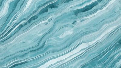 The primary subject of the image is a blue and white marble tile. The setting is a bathroom, as the tile is placed on a countertop. The visual style is a close-up of the tile, showcasing its intricate design. The dominant colors are blue and white, creating a clean and elegant atmosphere.