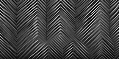 The primary subject of the image is a black and white patterned wallpaper. The setting is a room with a black and white checkered pattern on the wall. The visual style is a close-up of the wallpaper, showcasing the intricate design. The colors and mood of the image are predominantly black and white, giving it a classic and elegant appearance.