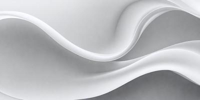 The primary subject of the image is a white sheet of paper with a wave-like pattern. The setting is a white background, and the visual style appears to be a digital art or illustration. The colors and mood of the image are predominantly white, giving it a clean and minimalist appearance.