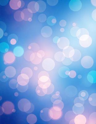 The primary subject of the image is a blue background with a pattern of bright, colorful, and swirling lights. The setting appears to be a space or a futuristic environment. The visual style of the image is a combination of digital art and illustration, creating a vibrant and dynamic atmosphere. The dominant colors in the image are blue and various shades of pink, which contribute to a sense of energy and movement.