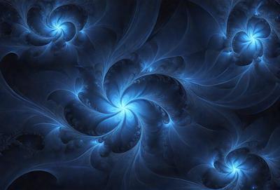 The primary subject of the image is a blue spiral pattern, which is the main object, scene, or focus of the image. The setting or background features a blue and white swirling pattern, which adds to the overall visual style. The image is a digital art or illustration, showcasing the artist's creativity and skill in designing the spiral pattern. The colors and mood of the image are predominantly blue, creating a serene and calming atmosphere.