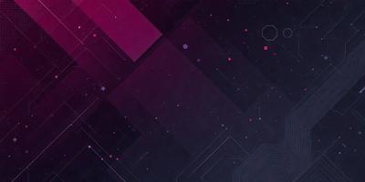 The primary subject of the image is a purple and black geometric pattern. The setting is a dark background, which contrasts with the bright colors of the pattern. The visual style is a combination of digital art and illustration, creating a unique and intricate design. The dominant colors are purple and black, giving the image a bold and striking appearance.