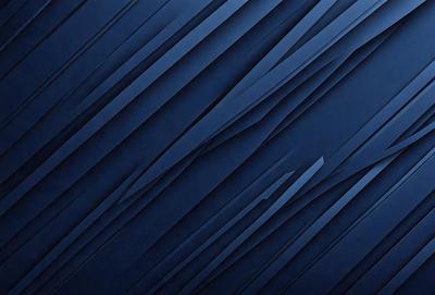 The primary subject of the image is a blue background with a pattern of blue and white stripes. The setting is a dark blue background, which creates a contrast with the blue and white stripes. The visual style is a digital art or illustration, as the stripes are created through a digital medium. The colors and mood of the image are predominantly dark blue and white, giving it a calm and serene atmosphere.