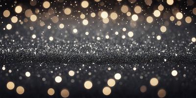 The primary subject of the image is a close-up of a shiny, reflective surface, possibly a mirror or a piece of glass. The setting is a dark room, and the visual style appears to be a photo or a digital artwork. The colors and mood of the image are predominantly dark, with the shiny surface and the lights creating a contrasting and visually striking scene.