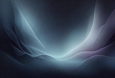 The primary subject of the image is a blue and white ocean wave. The setting is a dark blue background, which creates a contrasting effect with the wave. The visual style is a digital art or illustration, as the wave appears to be a part of a larger digital artwork. The dominant colors are blue and white, giving the image a calm and serene atmosphere.