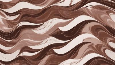 The image features a marble-like pattern with a brown and white color scheme. The primary subject is a large, intricate design that resembles a marble wall or a stone pattern. The setting is a wall or a surface with the marble-like pattern, which adds a sense of sophistication and elegance to the scene. The visual style is a combination of artistic design and natural elements, creating a unique and eye-catching pattern. The colors and mood convey a sense of luxury and refin