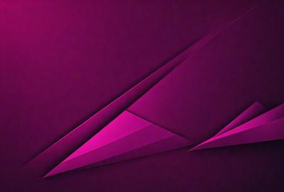 The primary subject of the image is a purple triangle, which is the main object, scene, or focus of the image. The setting or background is a dark purple surface, which adds to the overall atmosphere. The visual style of the image is a digital art or illustration, as it is a purple triangle with a pink gradient. The colors and mood of the image are predominantly purple and dark, creating a moody and dramatic atmosphere.