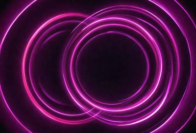 The primary subject of the image is a pink circle, which is the main object, scene, or focus of the image. The setting or background is a dark, pink-colored space, which gives the image a moody and dramatic atmosphere. The visual style of the image is a combination of photo and digital art, as it appears to be a close-up of a pink circle with a purple background. The colors and mood of the image are predominantly pink, creating a sense of warmth and