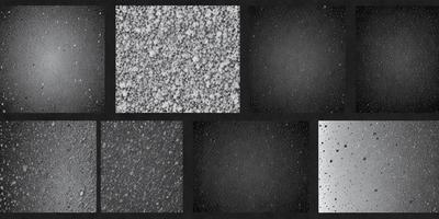 The primary subject of the image is a close-up of a black and white tile. The setting is a black background, and the visual style is a pattern or texture. The dominant colors are black and white, creating a classic and timeless atmosphere.