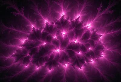 The primary subject of the image is a large, pink, purple, and white flower. The flower is the main object, scene, or focus of the image. The setting or background consists of a purple and pink background, which adds to the overall atmosphere of the image. The visual style of the image is a combination of photo and digital art, creating a unique and eye-catching display. The colors and mood of the image are predominantly pink and purple, giving it a vibrant and l