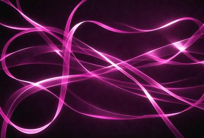 The primary subject of the image is a pink light or glowing effect, which appears to be a digital art or illustration. The setting is a dark background, and the visual style is a combination of light and dark elements. The colors and mood of the image are predominantly pink, creating a warm and inviting atmosphere.