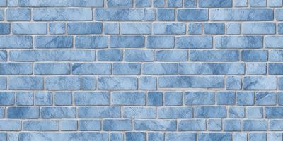 The primary subject of the image is a blue brick wall. The setting is a blue brick wall, and the visual style is a photo. The dominant colors and overall atmosphere are blue and calming.