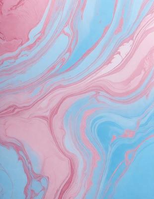 The primary subject of the image is a swirling, pink and blue pattern. The setting is a blue and pink background, which adds to the visual style. The image appears to be a digital art or illustration, showcasing the artist's creativity and skill in designing the swirling pattern. The dominant colors in the image are pink and blue, creating a vibrant and lively atmosphere.