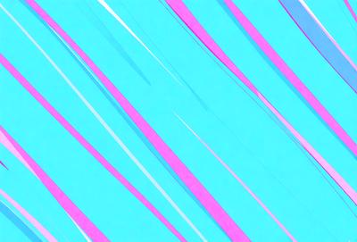 The primary subject of the image is a blue and pink striped pattern. The setting is a blue background, and the visual style appears to be a digital art or illustration. The dominant colors are blue and pink, creating a vibrant and lively atmosphere.