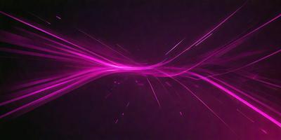 The primary subject of the image is a pink and purple light streak, which appears to be a digital art or illustration. The setting is a dark background, and the visual style gives the impression of a futuristic or space-themed scene. The colors and mood of the image are predominantly pink and purple, creating a sense of energy and movement.