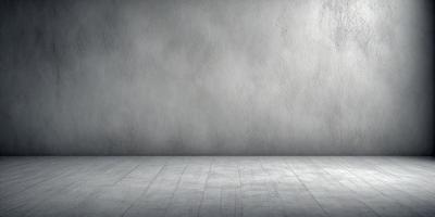 The primary subject of the image is a white wall with a gray background. The setting is a room with a bare, empty space. The visual style is a photo, and the colors and mood are predominantly white and neutral, creating a clean and minimalist atmosphere.