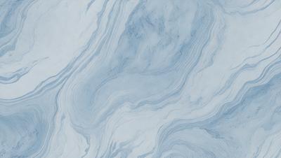 The primary subject of the image is a blue and white marbled tile. The setting is a bathroom, as indicated by the presence of the marbled tile. The visual style is a close-up of the tile, showcasing its intricate design. The dominant colors are blue and white, creating a calm and soothing atmosphere.