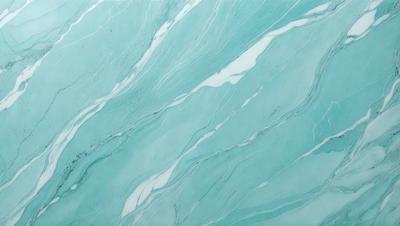 The primary subject of the image is a blue and white marble tile. The setting is a bathroom, as the tile is placed on a wall. The visual style is a close-up of the tile, showcasing its intricate design. The dominant colors are blue and white, creating a clean and elegant atmosphere.
