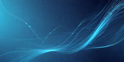 The primary subject of the image is a blue background with a pattern of blue and white lines. The setting is a dark blue sky, and the visual style is digital art. The colors and mood of the image are predominantly blue, creating a calm and serene atmosphere.