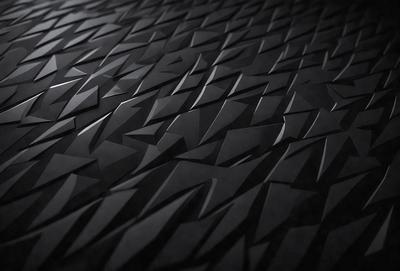 The primary subject of the image is a black and white patterned surface, which appears to be a textured wall or a black and white tile. The setting is indoors, with the patterned surface being the main focus of the image. The visual style is a close-up of the patterned surface, showcasing the intricate details of the design. The colors and mood of the image are predominantly black and white, giving it a classic and timeless appearance.