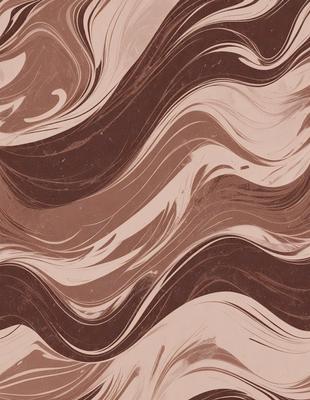 The image features a brown and white striped pattern, which appears to be a wallpaper or a textured surface. The primary subject is the intricate design, which creates a visually appealing and unique pattern. The setting is indoors, likely in a room with a wall or a surface that showcases the pattern. The visual style is a combination of artistic elements and textured patterns, giving the image a distinct and creative appearance. The colors and mood of the image are warm and inviting, with the brown and