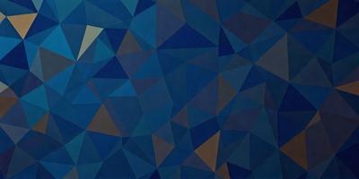 The primary subject of the image is a blue and brown geometric pattern. The setting is a blue background, and the visual style appears to be a digital art or illustration. The dominant colors are blue and brown, creating a calm and soothing atmosphere.