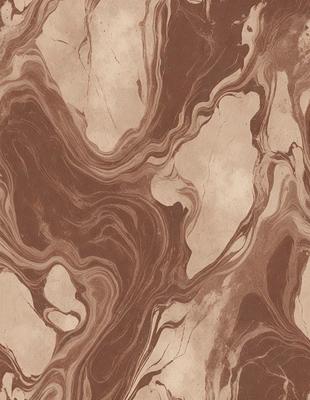 The image features a marbled surface with a brown and white color scheme. The primary subject is a close-up of the marbled surface, showcasing its intricate patterns and textures. The setting is a natural environment, possibly a stone or rock formation. The visual style is a close-up of the marbled surface, emphasizing its unique and artistic appearance. The colors and mood of the image are warm and earthy, evoking a sense of natural beauty and craftsmanship.