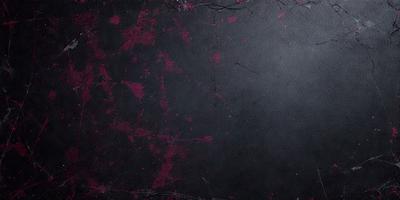 The primary subject of the image is a black leather surface with a purple tint. The setting is a dark room, and the visual style appears to be a combination of a photo and a digital art or illustration. The dominant colors are black and purple, creating a moody and dramatic atmosphere.