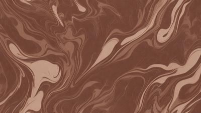 The primary subject of the image is a brown and white patterned wallpaper. The setting is a room with a brown and white wallpapered wall. The visual style is a close-up of the wallpaper, showcasing its intricate design. The colors and mood of the image are warm and inviting, with the brown and white pattern creating a cozy atmosphere.