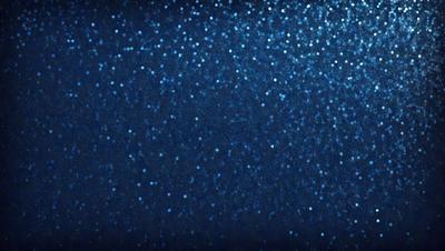 The primary subject of the image is a blue background with a pattern of blue stars. The setting is a dark, starry night, and the visual style is a digital art or illustration. The dominant colors are blue and black, creating a calm and serene atmosphere.