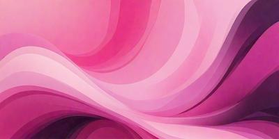 The primary subject of the image is a pink and purple abstract art piece. The setting is a pink background, and the visual style is a digital art or illustration. The dominant colors are pink and purple, creating a warm and vibrant atmosphere.