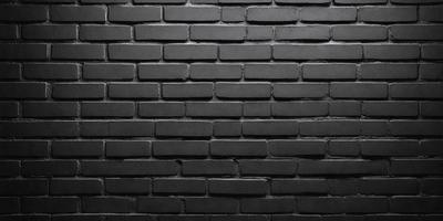 The primary subject of the image is a brick wall. The setting is a dark room, and the visual style is a black and white photo. The dominant colors are black and white, creating a moody atmosphere.