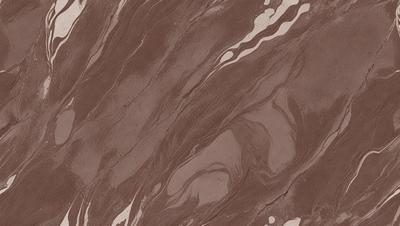 The image features a brown and white marbled surface, which appears to be a stone or a marble-like material. The primary subject of the image is the intricate pattern and texture of the marbled surface, which creates a visually appealing and unique design. The setting or background of the image is the marbled surface itself, which is the main focus of the image. The visual style of the image is a close-up of the marbled surface, showcasing its details and texture. The colors and mood of the