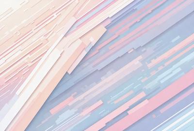 The primary subject of the image is a colorful, abstract design featuring a mix of pink, blue, and white colors. The setting is a white background, which provides a clean and minimalist appearance. The visual style is a combination of digital art and illustration, creating a unique and eye-catching pattern. The overall atmosphere is vibrant and lively, with the colors and patterns evoking a sense of energy and creativity.