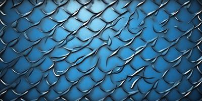 The primary subject of the image is a blue and white patterned surface, which appears to be a wall or a piece of artwork. The setting is indoors, with the patterned surface being the main focus of the image. The visual style is a combination of digital art and illustration, creating a unique and eye-catching design. The colors and mood of the image are predominantly blue and white, giving it a calm and soothing atmosphere.