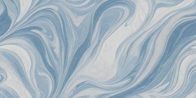 The primary subject of the image is a blue and white swirling pattern, which appears to be a painting or a digital artwork. The setting is a white background, which contrasts with the swirling pattern. The visual style is a combination of painting and digital art, creating a unique and eye-catching design. The dominant colors are blue and white, giving the image a calming and soothing atmosphere.