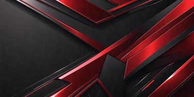 The primary subject of the image is a red and black pattern, which appears to be a digital art or illustration. The setting is a black background, and the visual style suggests that the image is a modern and creative design. The dominant colors are red and black, creating a bold and striking appearance.