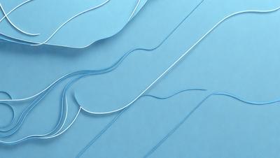 The primary subject of the image is a blue surface with a pattern of blue and white swirls. The setting is a blue background, and the visual style appears to be a digital art or illustration. The colors and mood of the image are predominantly blue and white, creating a calm and soothing atmosphere.
