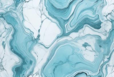 The primary subject of the image is a marble-like pattern, which is the main object, scene, or focus of the image. The setting or background features a blue and white marble-like pattern, which gives the image a unique and visually appealing appearance. The visual style of the image is a combination of a photo and digital art, creating a realistic yet artistic representation of the marble-like pattern. The colors and mood of the image are predominantly blue and white, giving it a clean, elegant