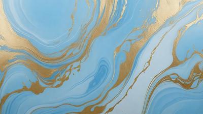 The primary subject of the image is a blue and gold swirl pattern, which is the main focus of the image. The setting is a blue and gold background, which complements the swirl pattern. The visual style is a digital art or illustration, as the swirl pattern appears to be digitally created. The colors and mood of the image are predominantly blue and gold, creating a sense of elegance and sophistication.